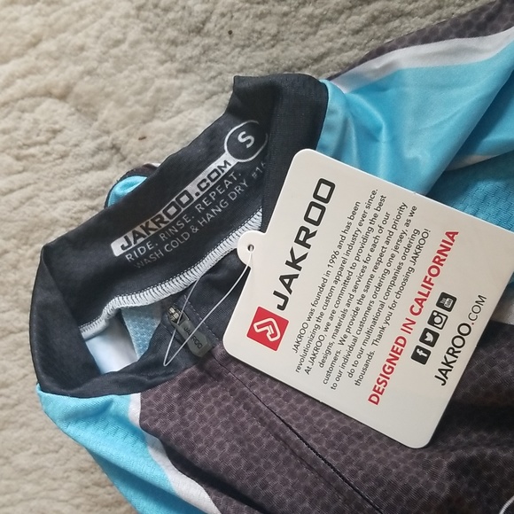 Jakroo Cycling Bike Shirt BNWT Womens Small - Picture 4 of 4